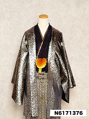 【男性袴】銀・ﾓｻﾞｲｸ