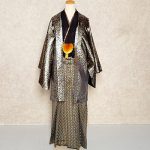 【男性袴】銀・ﾓｻﾞｲｸ