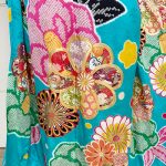 【振袖】水色・菊