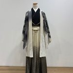 【男性袴】白・菊菱