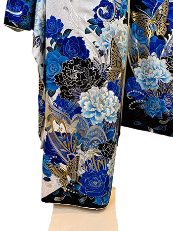 【振袖】黒・牡丹