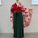 【卒業袴】赤・牡丹