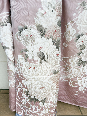 【振袖】ﾋﾟﾝｸ・菊