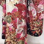 【振袖】白/赤・蝶