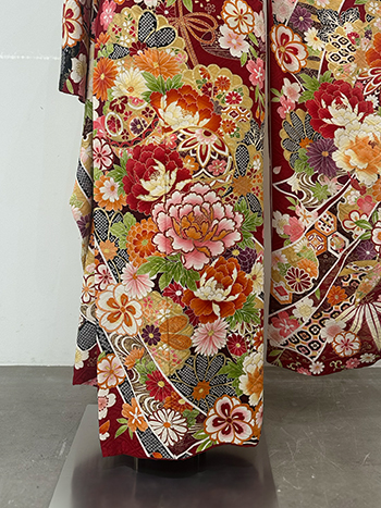 【振袖】赤・牡丹