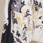 【振袖】白/黒・藤の花