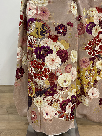 【振袖】ﾋﾟﾝｸ・牡丹