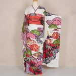 【振袖】白・松