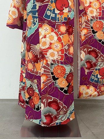 【振袖】紫・菊
