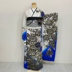 【振袖】青緑・牡丹