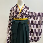 【卒業袴】紫・矢羽