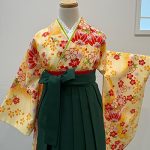 【卒業袴】黄色/桜