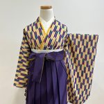 【卒業袴】紫・矢羽