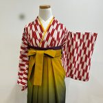 【卒業袴】赤・矢羽