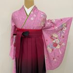 【卒業袴】ピンク・牡丹