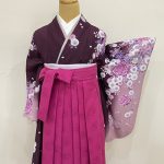【卒業袴】紫・薔薇