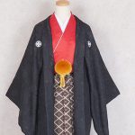 【男性袴】黒・無地