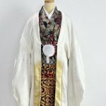 【男性袴】白・鶴