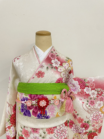 【振袖】ﾋﾟﾝｸ・桜