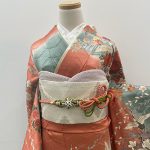 【振袖】ピンク・牡丹/桜/鶴