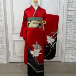 【振袖】赤・菖蒲
