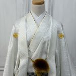 【男性袴】ｼﾙﾊﾞｰ・ｽﾄﾗｲﾌﾟ