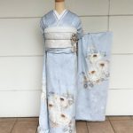 【振袖】水色・菊