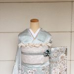 【振袖】水色・牡丹