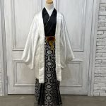 【男性袴】白・薔薇