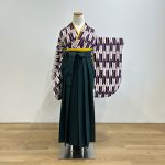【卒業袴】紫・矢羽
