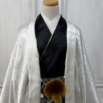 【男性袴】白・薔薇