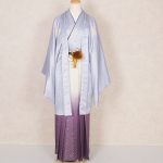 【男性袴】ｸﾞﾚｰ・菊菱