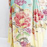 【振袖】水色/黄色・椿