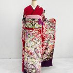 【振袖】赤・辻が花