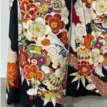 【振袖】黒・梅