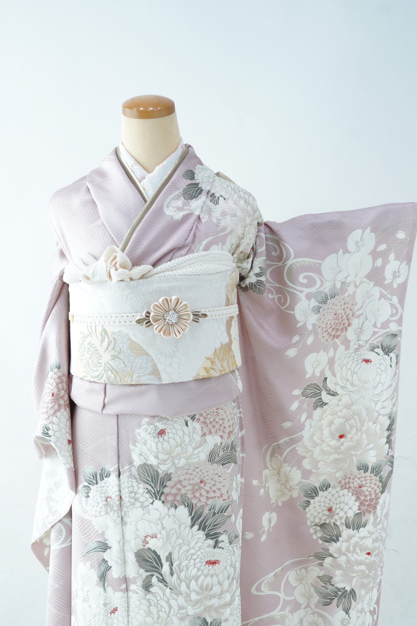 【振袖】ﾋﾟﾝｸ・菊