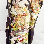 【振袖】茶色・御所車