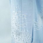 【振袖】水色・菊