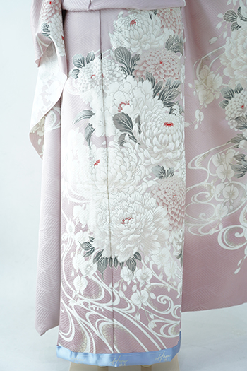 【振袖】ﾋﾟﾝｸ・菊