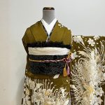 【振袖】黄・百合