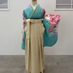 【卒業袴】水色・菖蒲