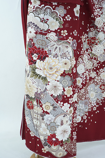 【振袖】赤・牡丹