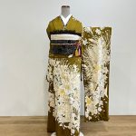 【振袖】黄・百合