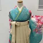 【卒業袴】水色・菖蒲