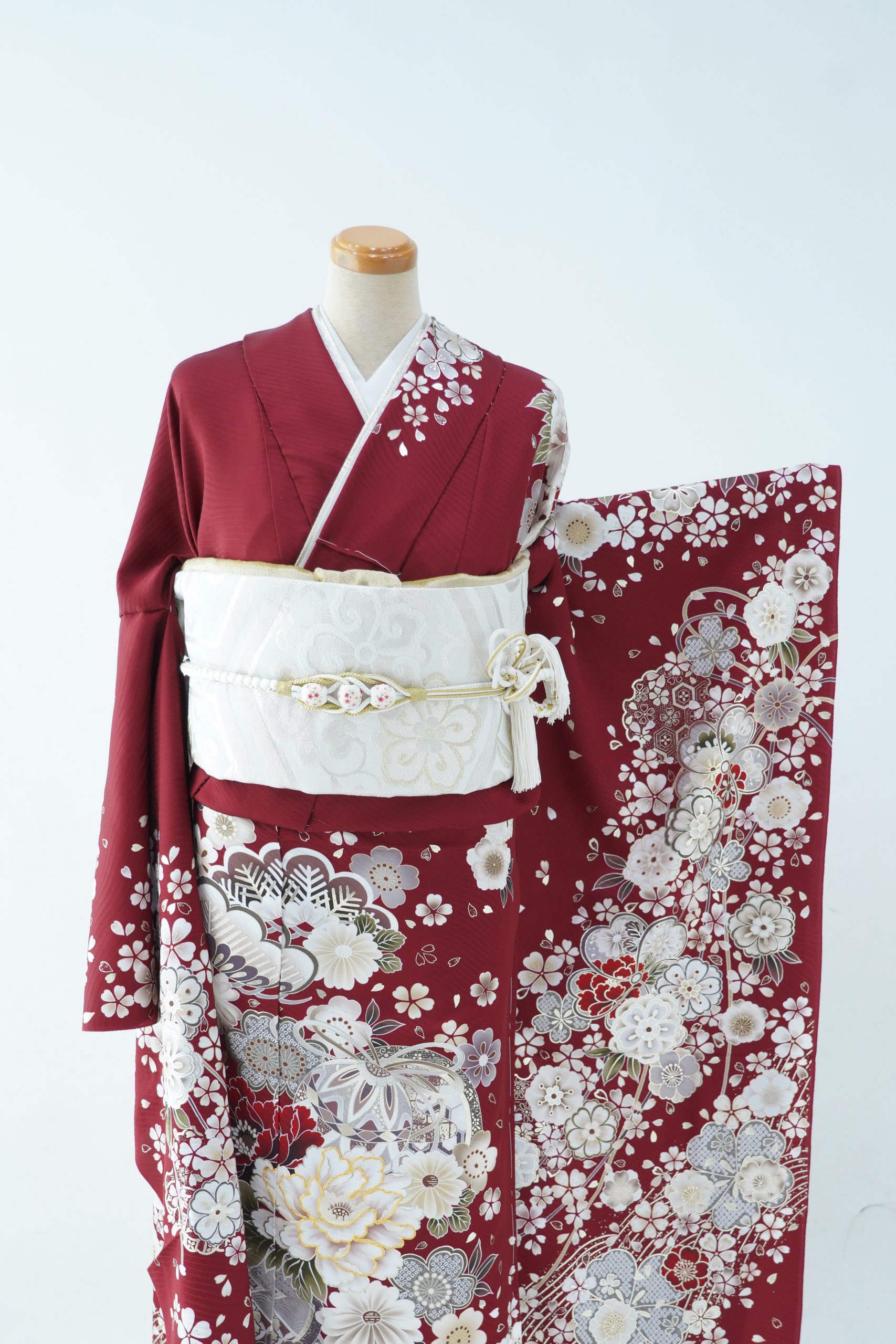 【振袖】赤・牡丹
