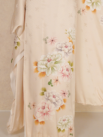 【振袖】ﾋﾟﾝｸ・牡丹