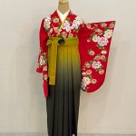 【卒業袴】赤・菊