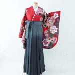 【卒業袴】赤・ﾊﾞﾗ