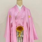 【男性袴】ﾋﾟﾝｸ・菊菱