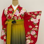 【卒業袴】赤・菊
